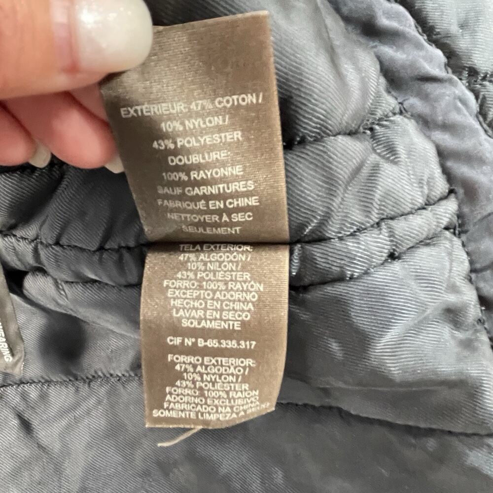 Coach Men's Wyatt Field Jacket Lightweight w/ Hood & Pockets Navy Blue size XL - Picture 6 of 11